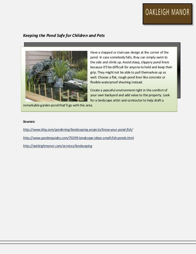 Garden Ponds Using Water As A Landscape Focal Point