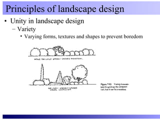 Landscape Design Example Unity Garden principals of landscapimg | PPT