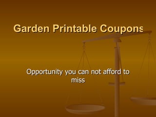 Garden Printable Coupons – Taking Advantage of Olive Garden Coupons Opportunity you can not afford to miss 