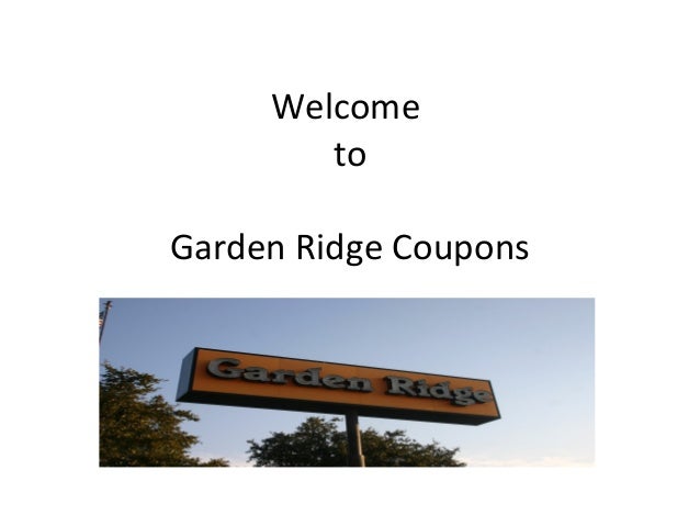 Garden Ridge Coupons