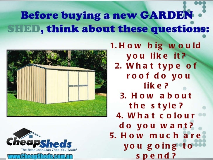 Garden sheds hobart