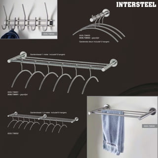 0035.738050
                                                                       0035.738003
                                                                       0036.738003 - gepolijst

                                                                       Garderobe steun inclusief 3 hangers




                          Garderobeset 1 meter inclusief 6 hangers




0035.738001
0036.738001 - gepolijst




                          Garderobeset 1,5 meter inclusief 6 hangers




                                                                                                             0035.738000


0035.738002
 