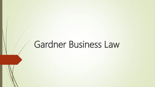 Gardner Business Law
 