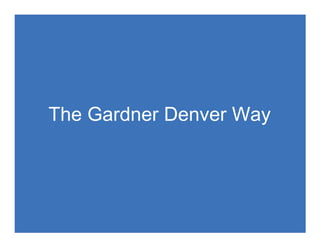 The Gardner Denver Way



                  SF PowerPoint Template 03-27-08/25


                                                       25
 
