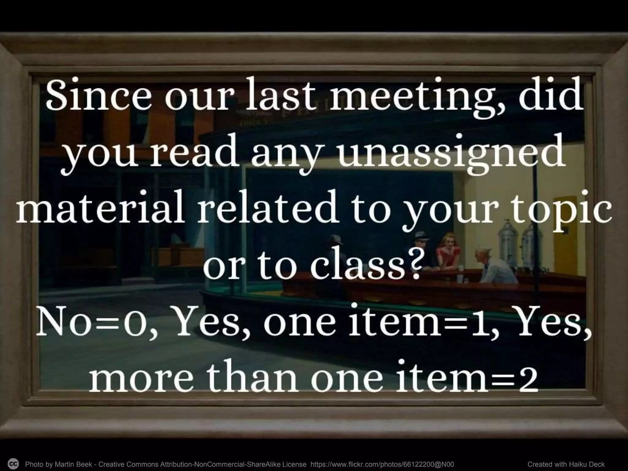 Photo by Martin Beek - Creative Commons Attribution-NonCommercial-ShareAlike License https://www.flickr.com/photos/66122200@N00 Created with Haiku Deck
 