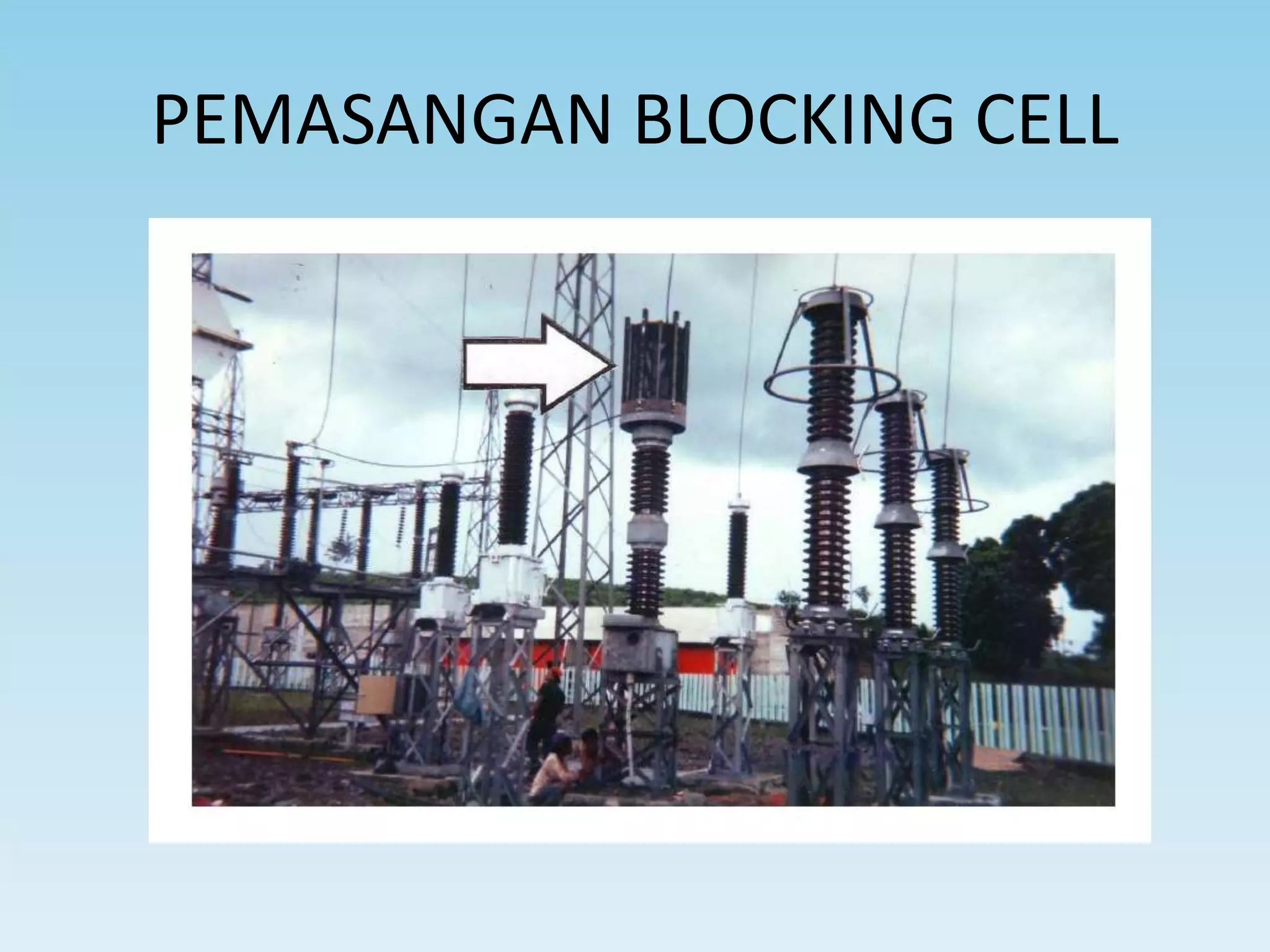 PEMASANGAN BLOCKING CELL
 