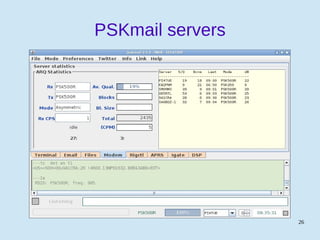 26
PSKmail servers
 