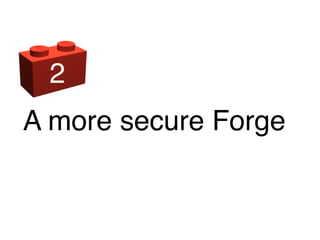 A more secure Forge
2
 