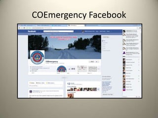COEmergency Facebook
 