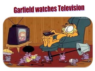 Garfield watches Television  