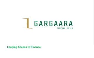 Leading Access to Finance
 