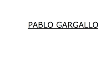 Proyecto Pablo Gargallo