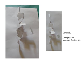 Concept 2

Changing the
position of reflectors
 