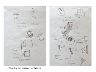 Studying the parts of the fixtures
 