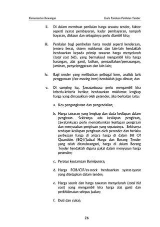 Panduan Asas Dalam Tender