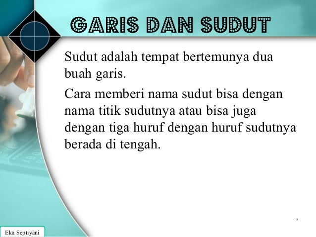 Garis Dan Sudut