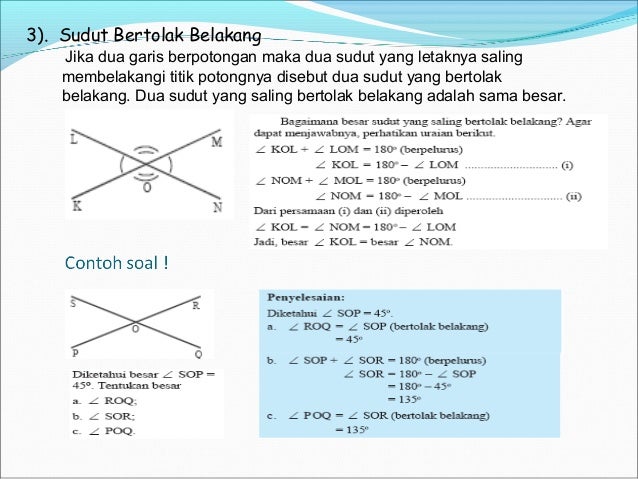 Garis Dan Sudut Garis Dan Sudut