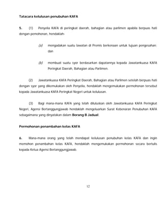 GARIS PANDUAN KAFA OLEH JAKIM 2011