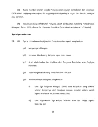 GARIS PANDUAN KAFA OLEH JAKIM 2011