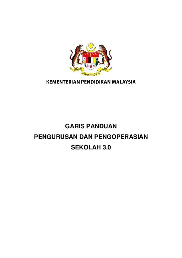 Garis Panduan Pengurusan Dan Pengoperasian Sekolah 3 0