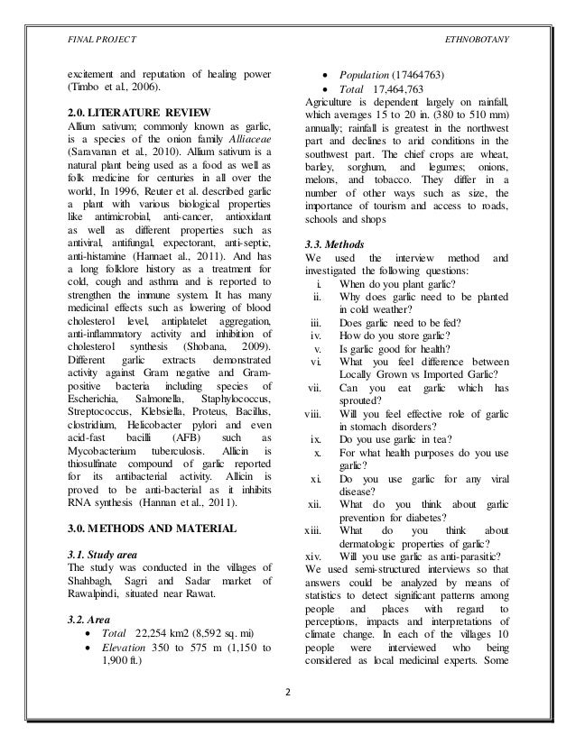 Literature review of garlic pdf image