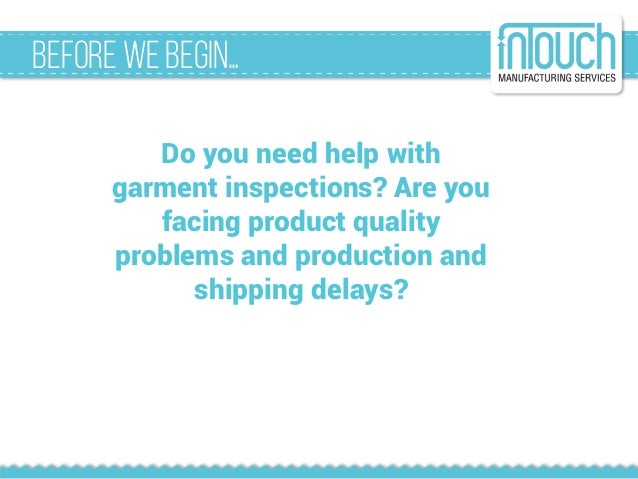 Garment Defects Garment Defects