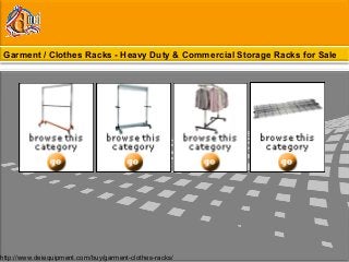 Garment / Clothes Racks - Heavy Duty & Commercial Storage Racks for Sale

logo
http://www.deiequipment.com/buy/garment-clothes-racks/

公司名称

 