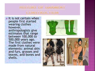 Garment construction | PPTX