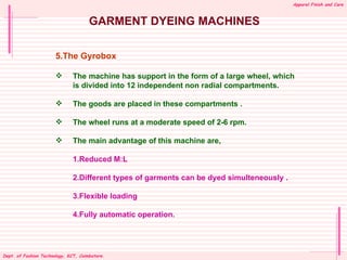 Apparel Finish and Care



                                    GARMENT DYEING MACHINES

                      5.The Gyrobo...