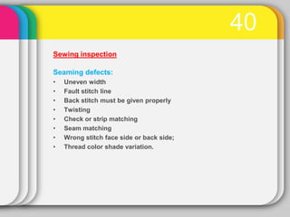 Garment inspection | PDF