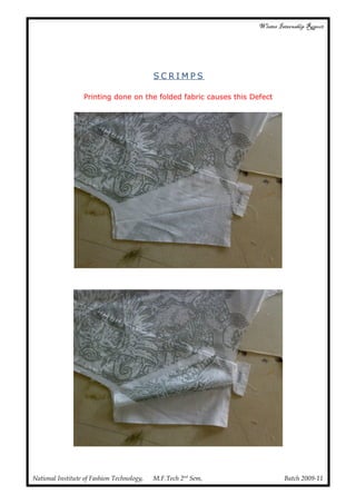 Garment printing internship