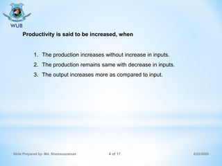 Garment production and productivity | PPT