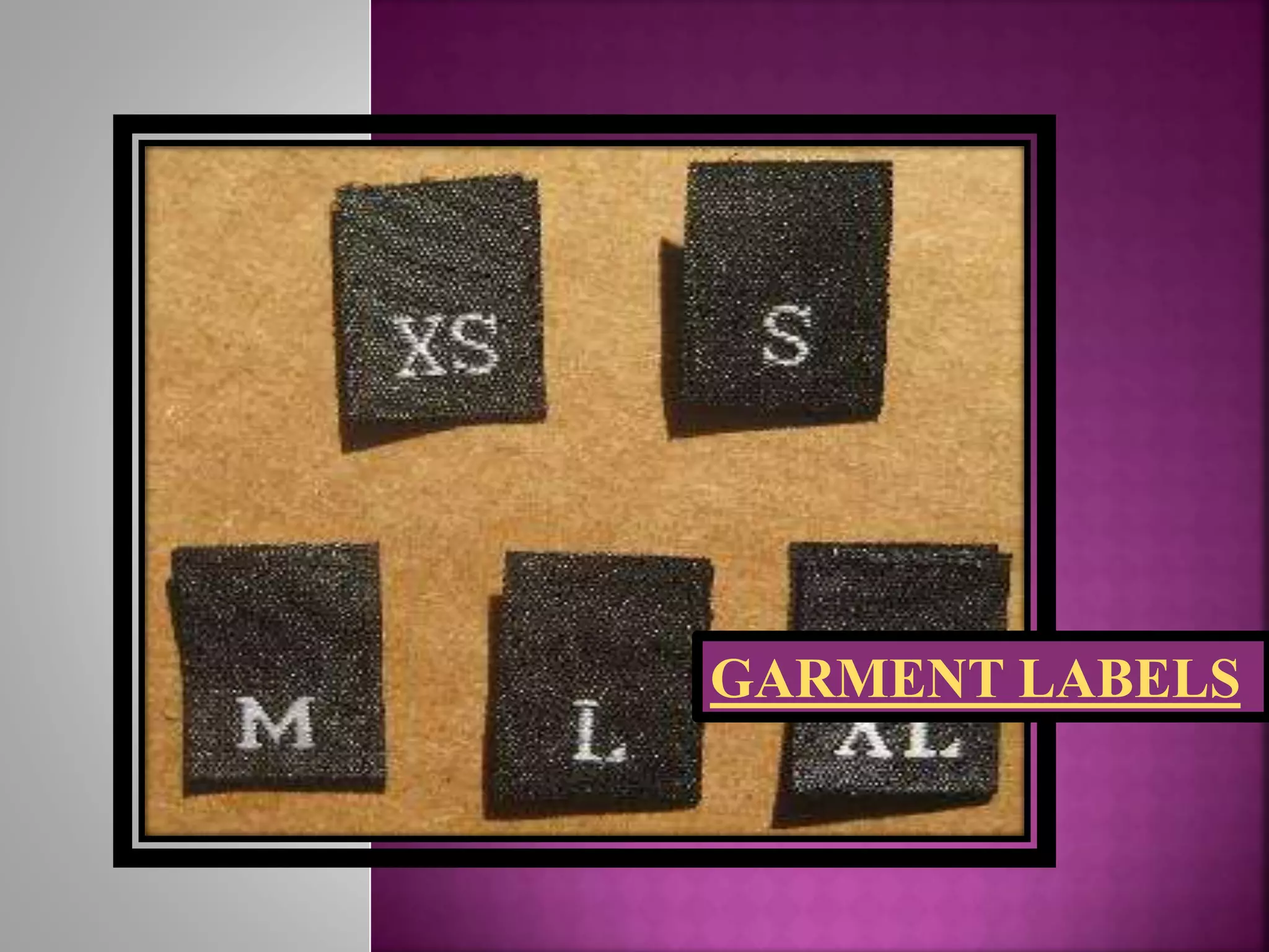 GARMENT LABELS