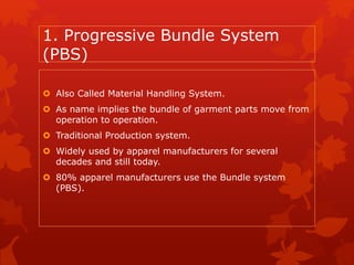 Garments production system | PPTX