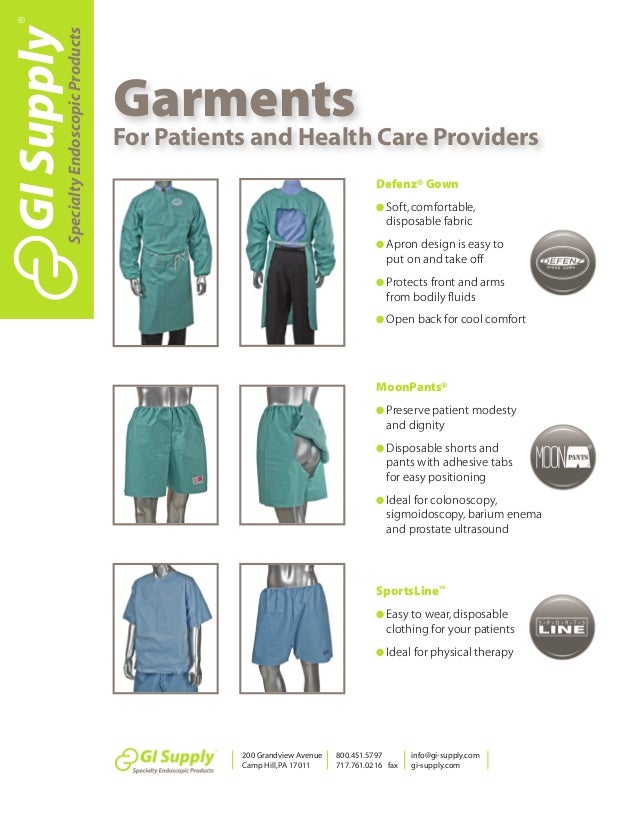 Garments for Healthcare Providers and Patients