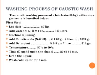 Garments washing | PPT