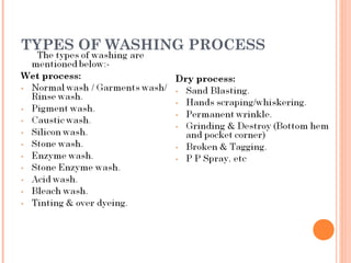 Garments washing | PPT