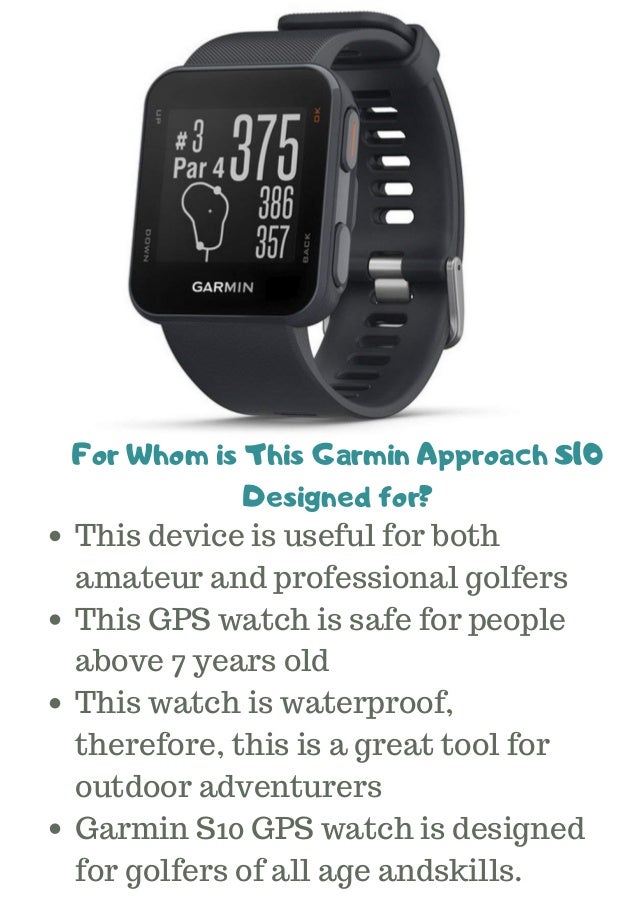 garmin gps s10