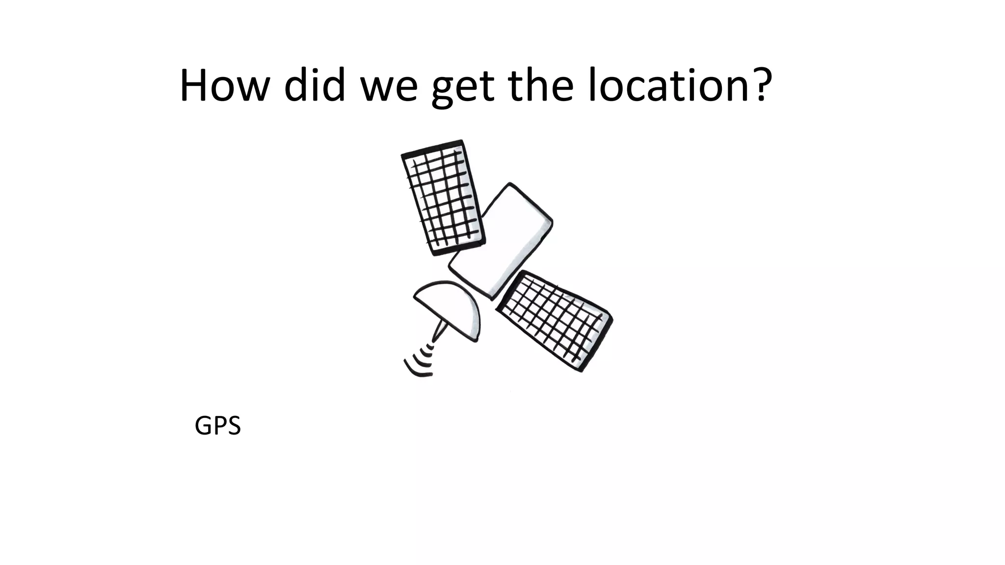 How did we get the location?
GPS
 