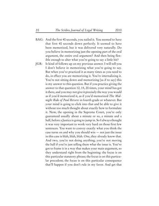 Transcript of Supreme Court justices Interviews | PDF