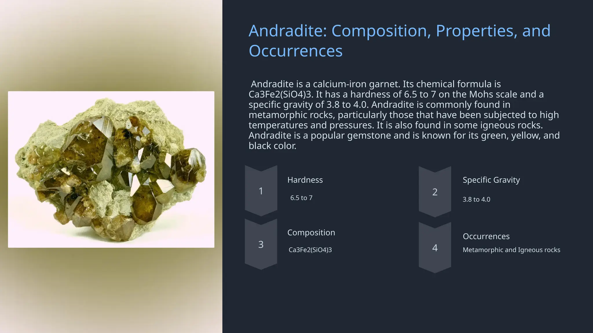 Introduction to GARNET GROUP in mineralogy .pptx