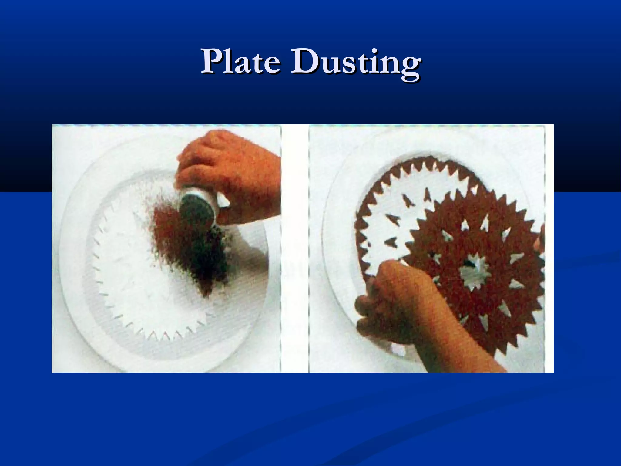 Plate DustingPlate Dusting
 