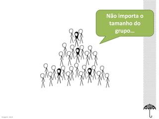 Imagem: xkcd 
Não importa o 
tamanho do 
grupo… 
 