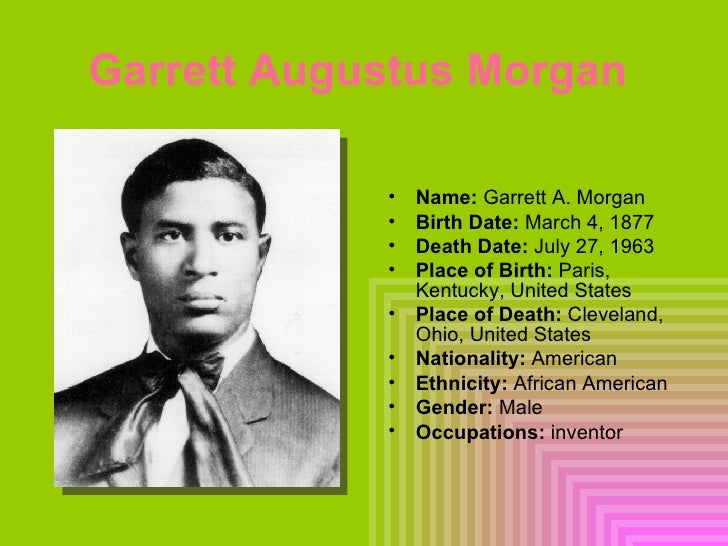 Garrett Morgan Invention Traffic Light