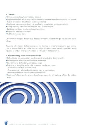 Relación con socios comerciales
y terceros
BSH Electrodomésticos España
(Extractos de los documentos “Directrices de Condu...