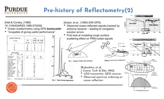 GNSS Reflectometry Fundamentals Prof.James L Garrison Purdue University ...