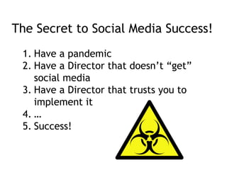 The Secret to Social Media Success! ,[object Object],[object Object],[object Object],[object Object],[object Object]