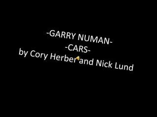 -GARRY NUMAN- -CARS-by Cory Herber and Nick Lund 