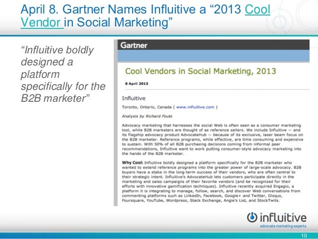 Gartner analyst advocacy case study