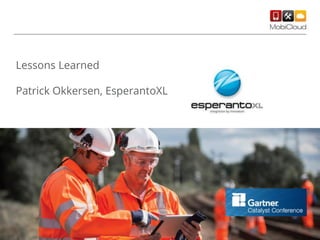 Lessons Learned
Patrick Okkersen, EsperantoXL
 